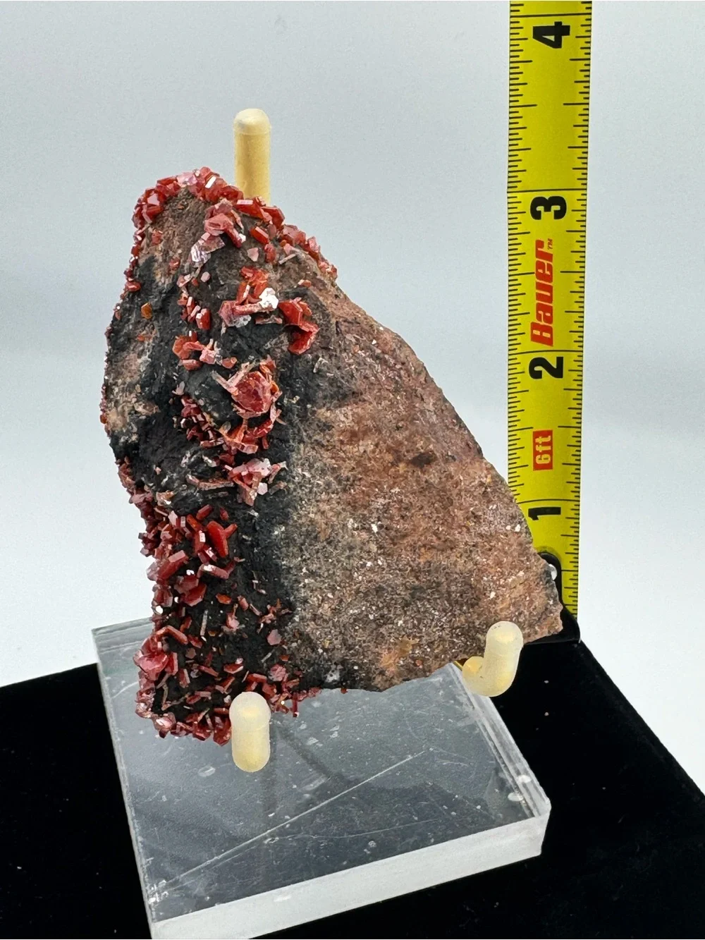 Vanadinite Crystal Cluster on Matrix